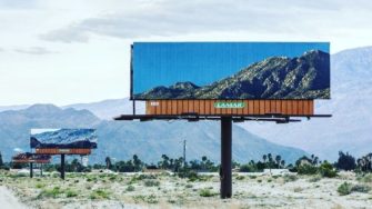 Пейзажи по обе стороны щита