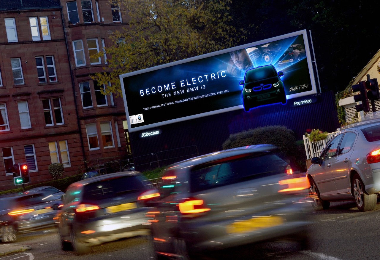 BMW-Become-Electric-billboard