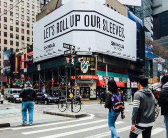 Как Shinola интегрировала локационные данные в наружную рекламу