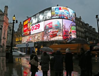 Объём OOH индустрии Великобритании во втором квартале 2017 года составил $684 млн