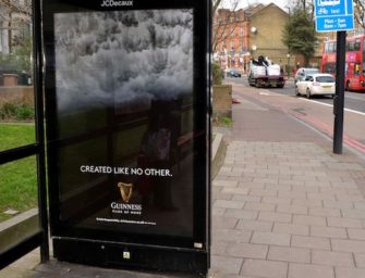 Guinness построил OOH кампанию на поведенческих данных о любителях стаута