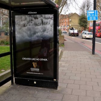 Guinness построил OOH кампанию на поведенческих данных о любителях стаута