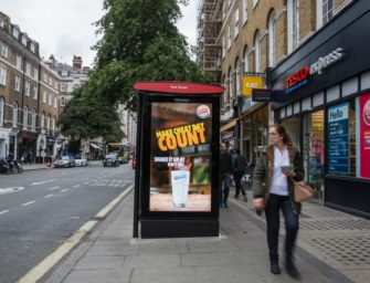 Burger King увеличил количество клиентов за счет динамической наружной рекламы в Лондоне