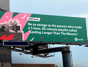 Наружная реклама Spotify продолжает рассказывать о забавных привычках слушателей