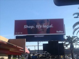 В Калифорнии узаконили марихуану. Подъехала и реклама