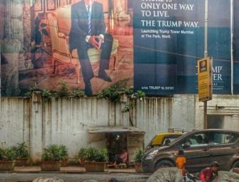 Эта фотография билборда Трамп-тауэр в Мумбаи — не фейк
