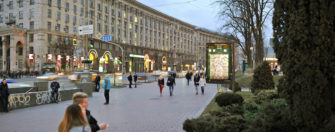 BigBoard помогает туристам с навигацией в центре Киева