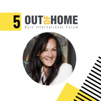 Анастасия Давыдова — докладчик Out Of Home Forum ’18