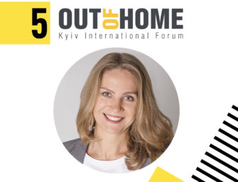 Алина Котенко — докладчик Out Of Home Forum ’18