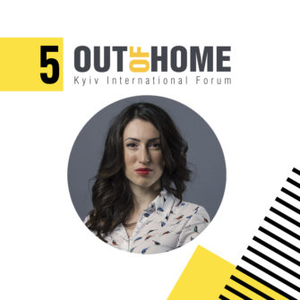 Анастасия Олейник — докладчик Out Of Home Forum ’18