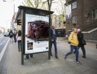 Ароматизированная наружная реклама продвигает поваренную книгу BOSH!