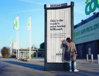 Cамый скучный билборд — в Швеции
