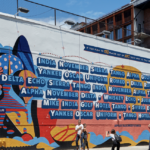 Delta Pilot Alphabet mural