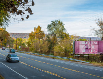 В наружной рекламе США к промежуточным выборам готовится грандиозная художественная галерея