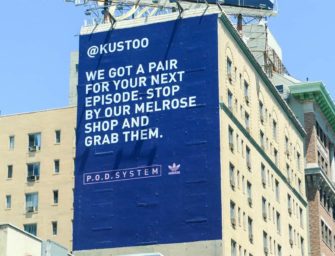 Adidas Originals порадовал инфлюенсеров персонализированными билбордами