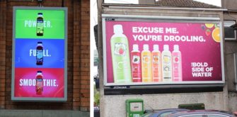 В Ирландии все больше наружной рекламы здоровой еды и напитков