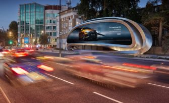 JCDecaux и Zaha Hadid Design представили новый вид рекламной конструкции