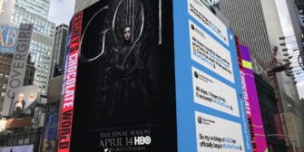 Твиттер и HBO анонсировали финал «Игры престолов» интерактивной DOOH-кампанией
