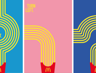 Наружная реклама McDonald’s указала дорогу к ресторанам с помощью фри