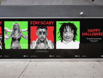 Spotify запустил к Хеллоуину рекламную кампанию «Оставайся пугающим»