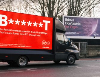 Virgin Media и BT Group повоевали в наружной рекламе на почве домашнего интернета
