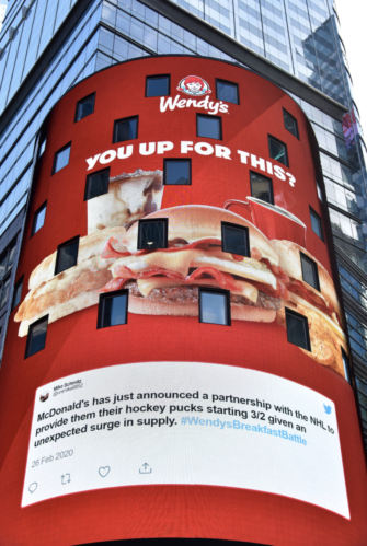 Wendy’s потроллила McDonald’s при запуске собственного меню для завтрака