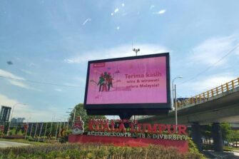 Foodpanda поблагодарила своих курьеров через цифровую OOH рекламу