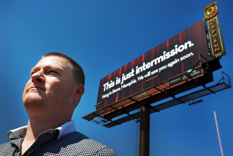 The Orpheum Intermission billboard