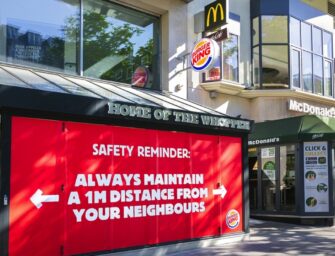 Burger King держит дистанцию с соседним заведением McDonald’s