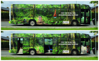 WWF рассказал о скорости исчезновения животных с помощью автобуса