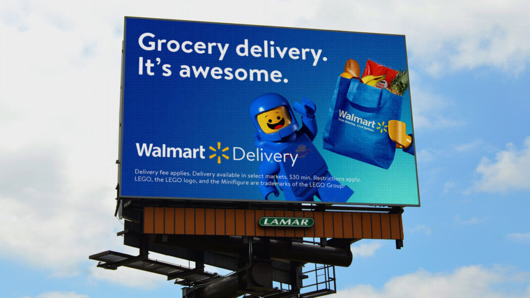 Walmart billboard