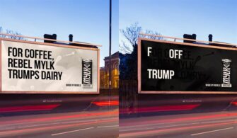 Виробник молока «послав» Трампа в рекламі