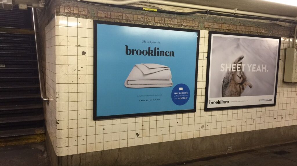 Brooklinen-billboards