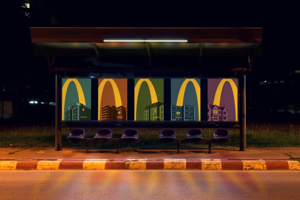 McDonald's-Lights-On-billboard