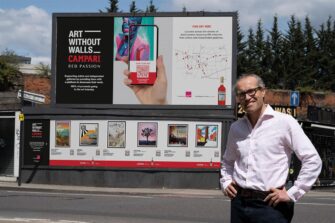Campari організував найбільшу у Великій Британії художню галерею в зовнішній рекламі