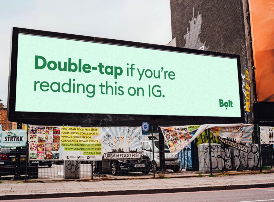 Bolt billboard