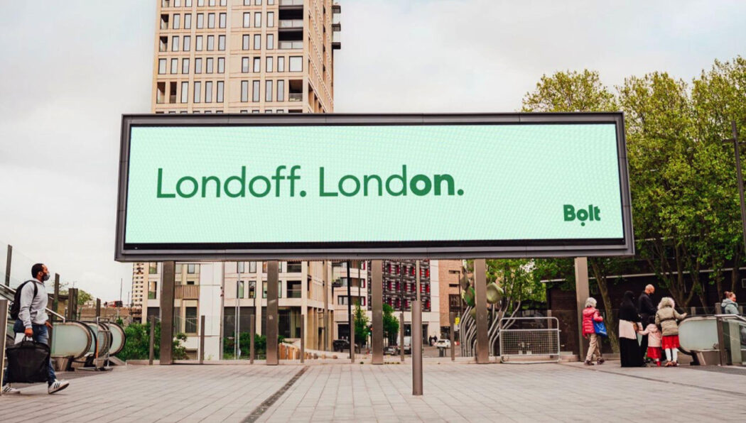 Bolt LondOn billboard