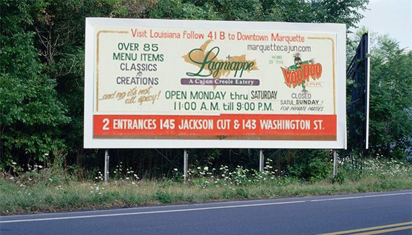 Excessive copy billboard