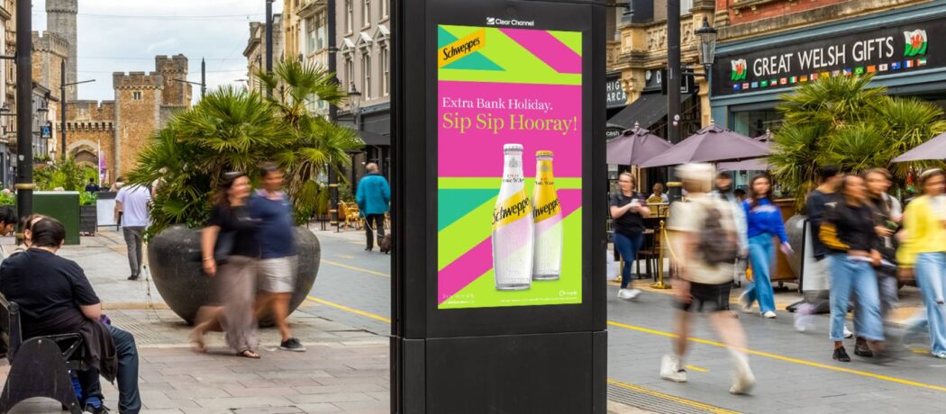 Schweppes billboard Clear Channel UK
